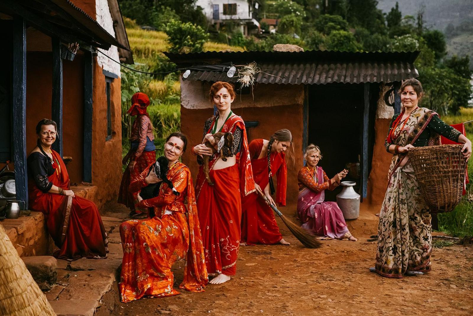 Village Homestay With Culture And Nature โพคารา ภายนอก รูปภาพ